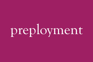 preployment